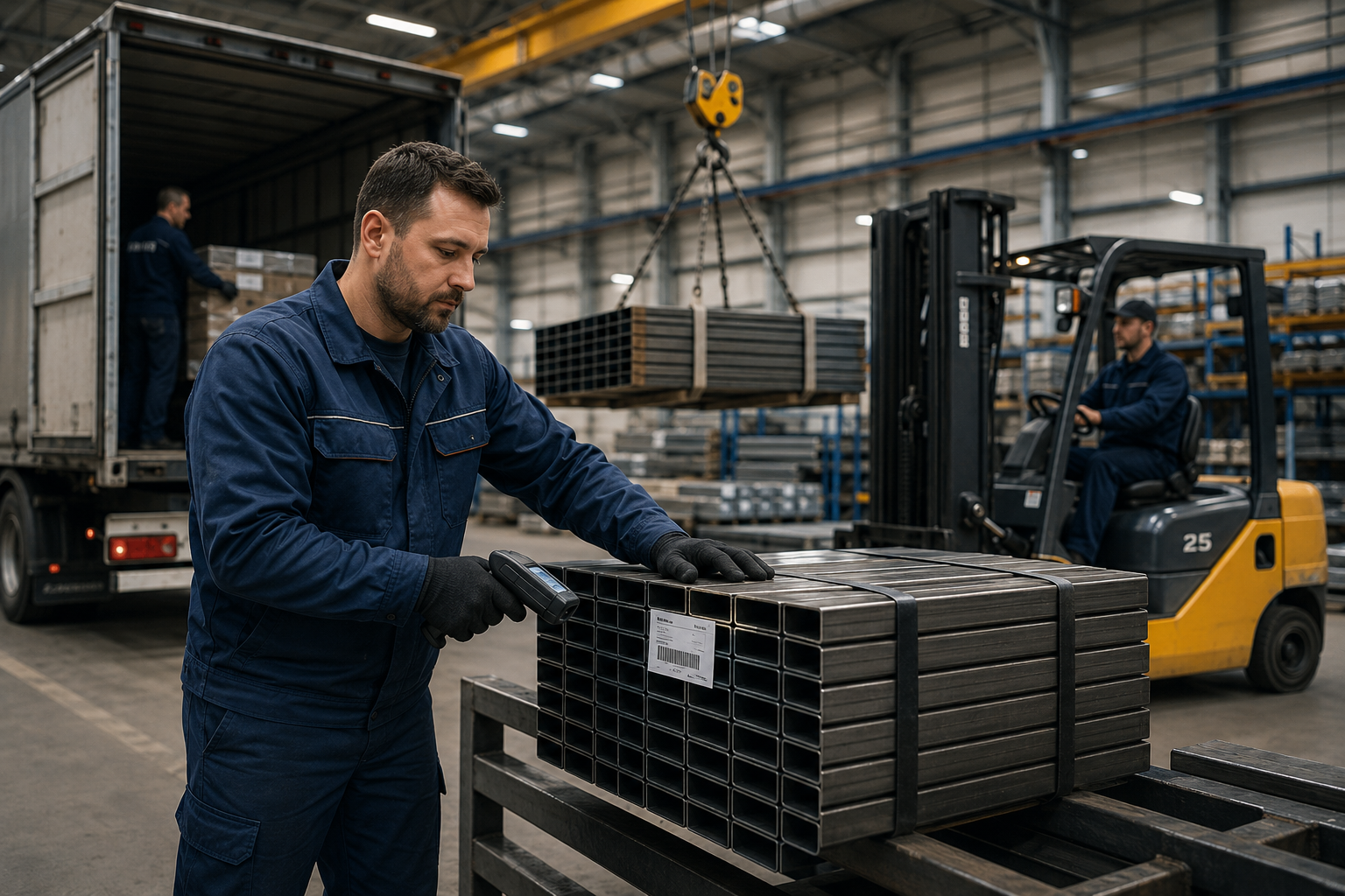 Manipulant příjem materiálu, Adamov